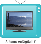 Antenna on Digital TV